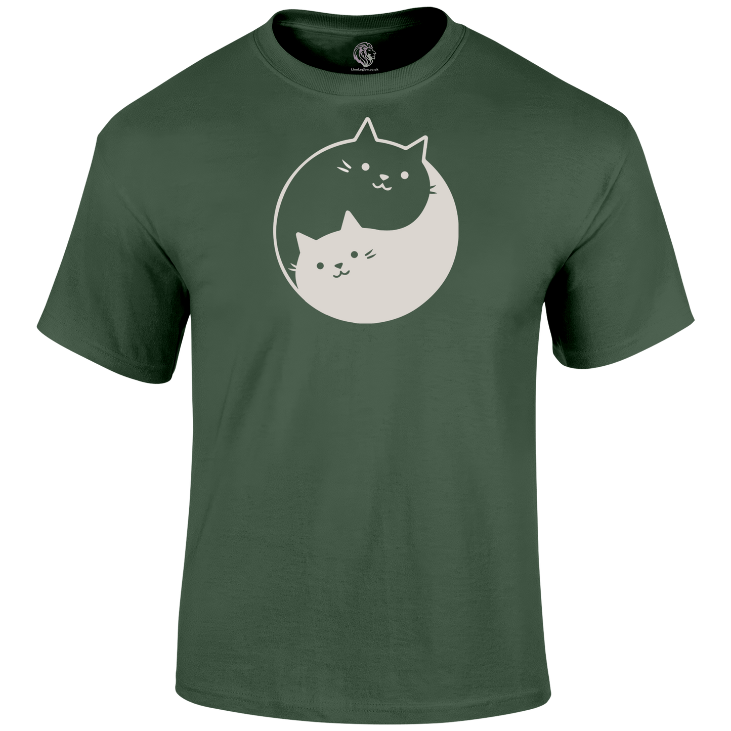 Ying Yang Cats T Shirt