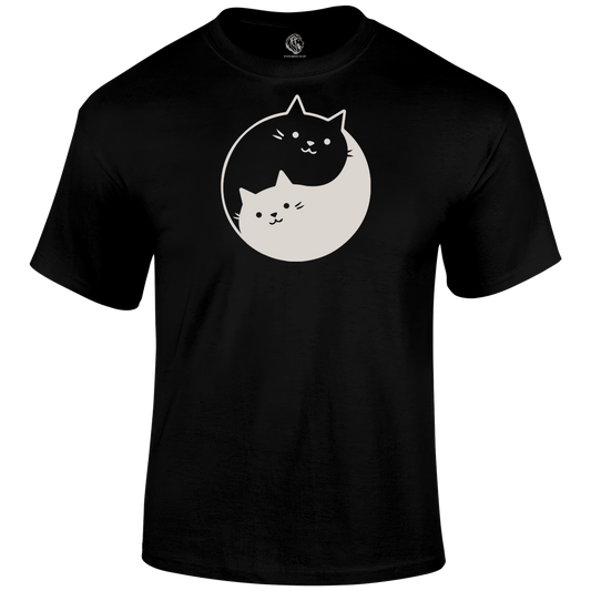 Ying Yang Cats T Shirt
