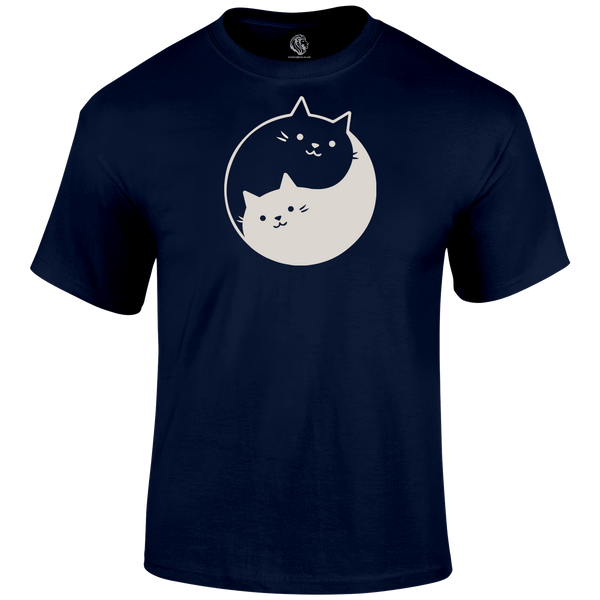 Ying Yang Cats T Shirt