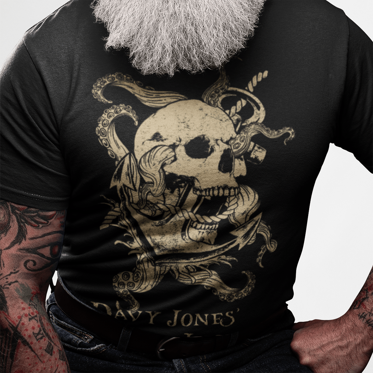 Davy Jones' Locker (Mono) T Shirt