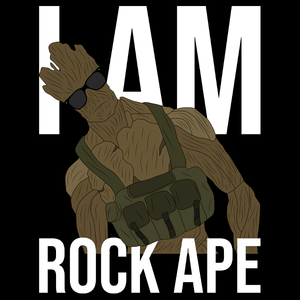 I Am Rock Ape T Shirt