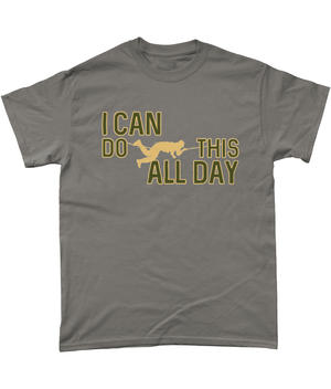Charcoal / Small I Can Do This All Day T Shirt