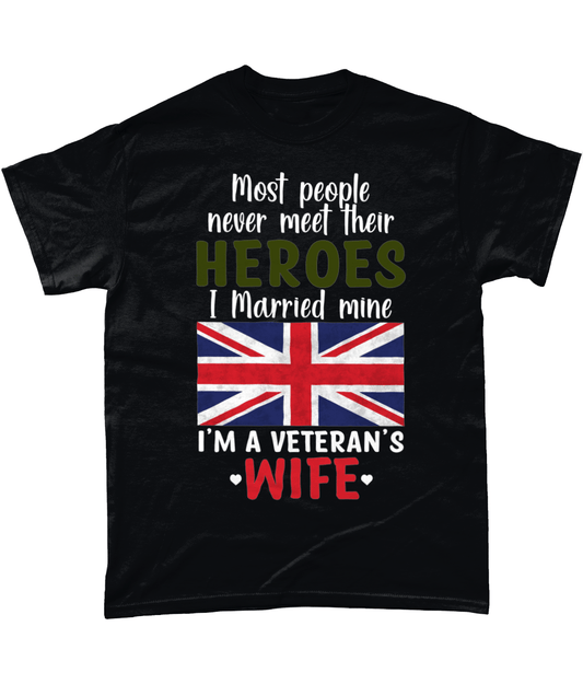 Black / Small Most People Never Meet Their Hero T Shirt