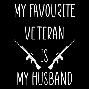 My Favorite Veteran Is My Husband T Shirt