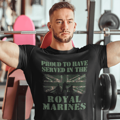 Black / Small Proud To Have Served RM T Shirt