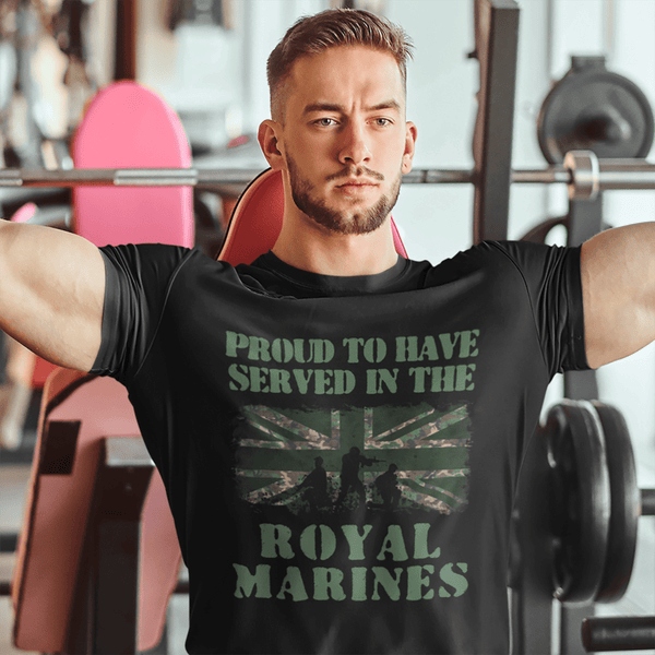 Black / Small Proud To Have Served RM T Shirt