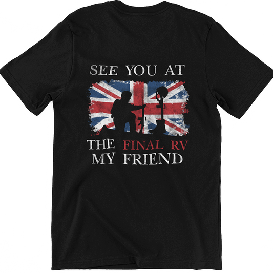 Black / Small See You At The Final RV Unisex T Shirt