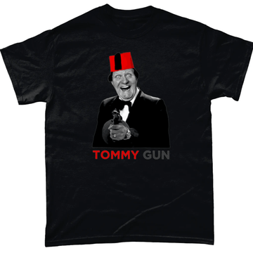 Black / Small Tommy Gun Veteran T Shirt