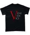 Black / Small Veni, Vidi, Vici Unisex T Shirt