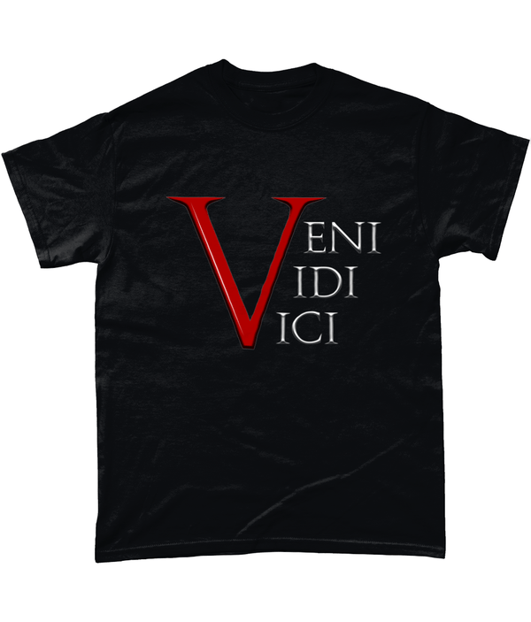 Black / Small Veni, Vidi, Vici Unisex T Shirt
