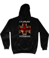 Veterans Hoodie Jet Black / X-Small I Support Our Veterans Unisex Hoodie
