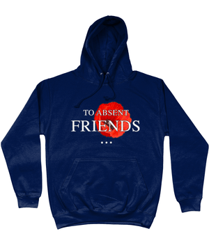 Oxford Navy / X-Small To Absent Friends Unisex Hoodie