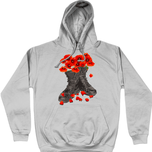 Heather Grey / X-Small We Shall Remember Them Unisex Hoodie