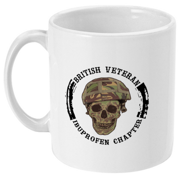 Ceramic / White Ibuprofen Veteran Mug
