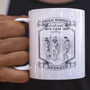 Ceramic / White Royal Marine Dancing Team Mug
