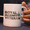 Ceramic / White Royal Marines Veteran Mug (DPM)