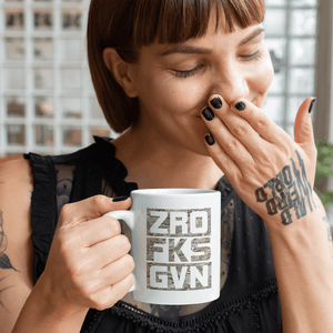 Ceramic / White ZRO FKS GVN Mug
