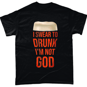 Black / Small I Swear To Drunk Unisex T Shirt