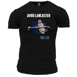 Black / Small Lancaster Bomber Unisex T Shirt